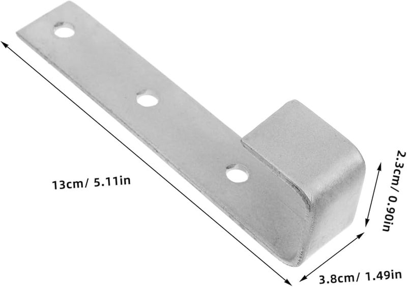 Veemoon 8 Pack Adjustable Steel Hanger Bracket Towel Hooks For Bed Ladder Home Office - Image 2